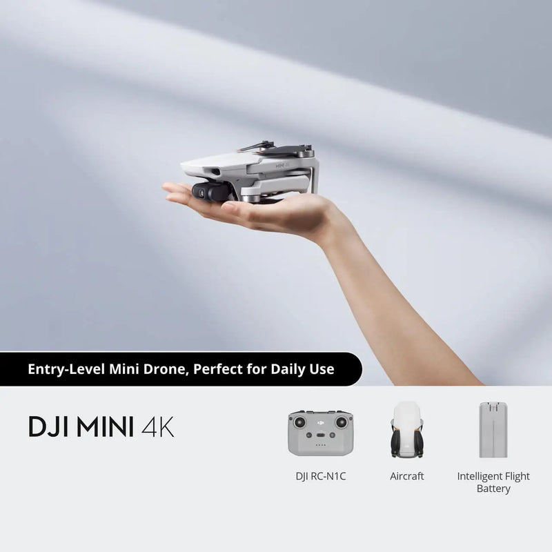 DJI MINI 4K - Drone + Controle + Bateria